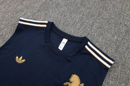 Juventus Sleeveless Training Kit - Retro Third