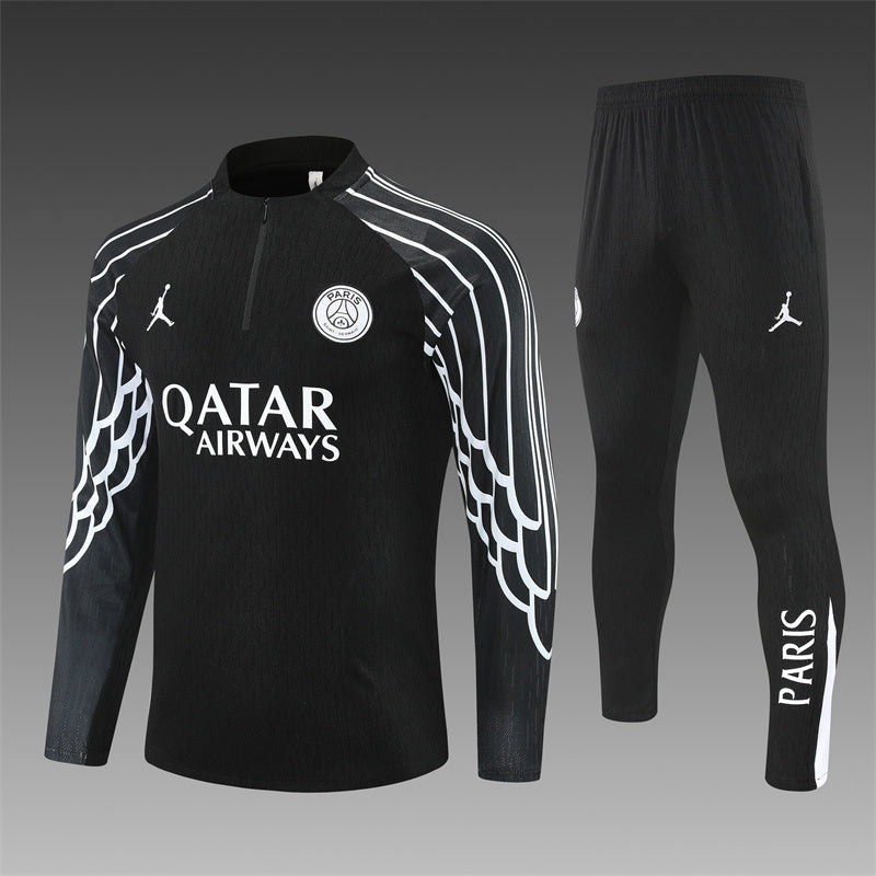 PSG Paris Saint Germain Black and white Tracksuit