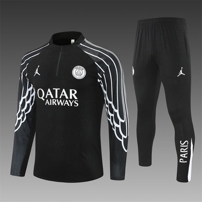 PSG Paris Saint Germain Black and white Tracksuit
