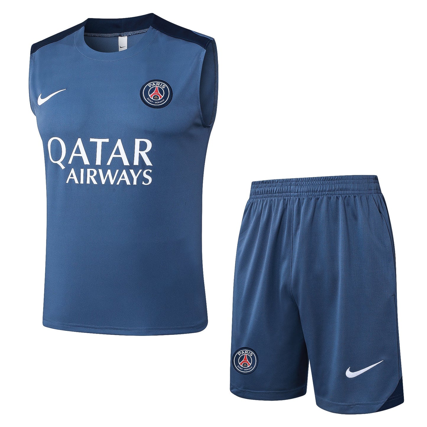 PSG Sleeveless Training Kit - Teal/Navy