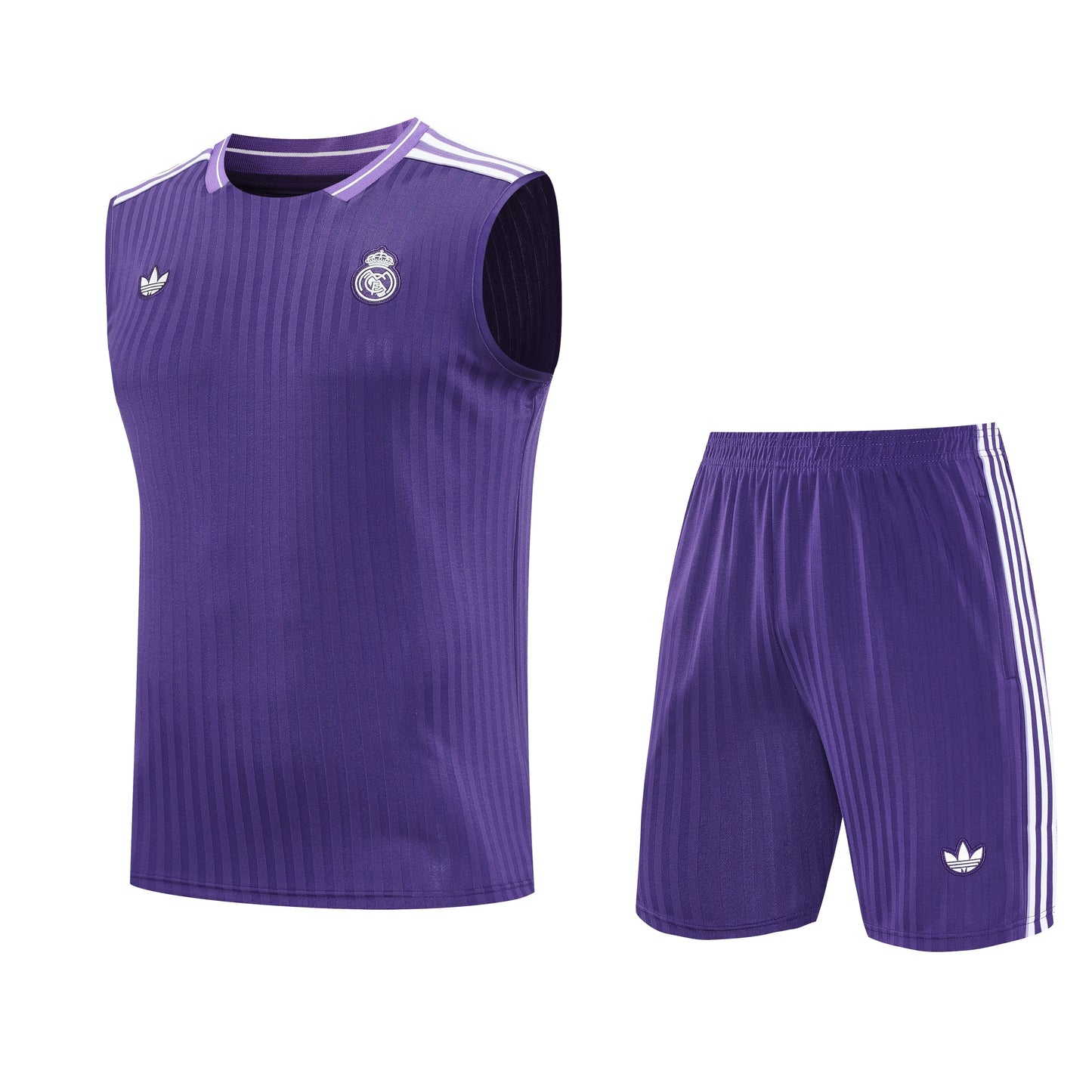 Real Madrid Sleeveless Training Kit purple