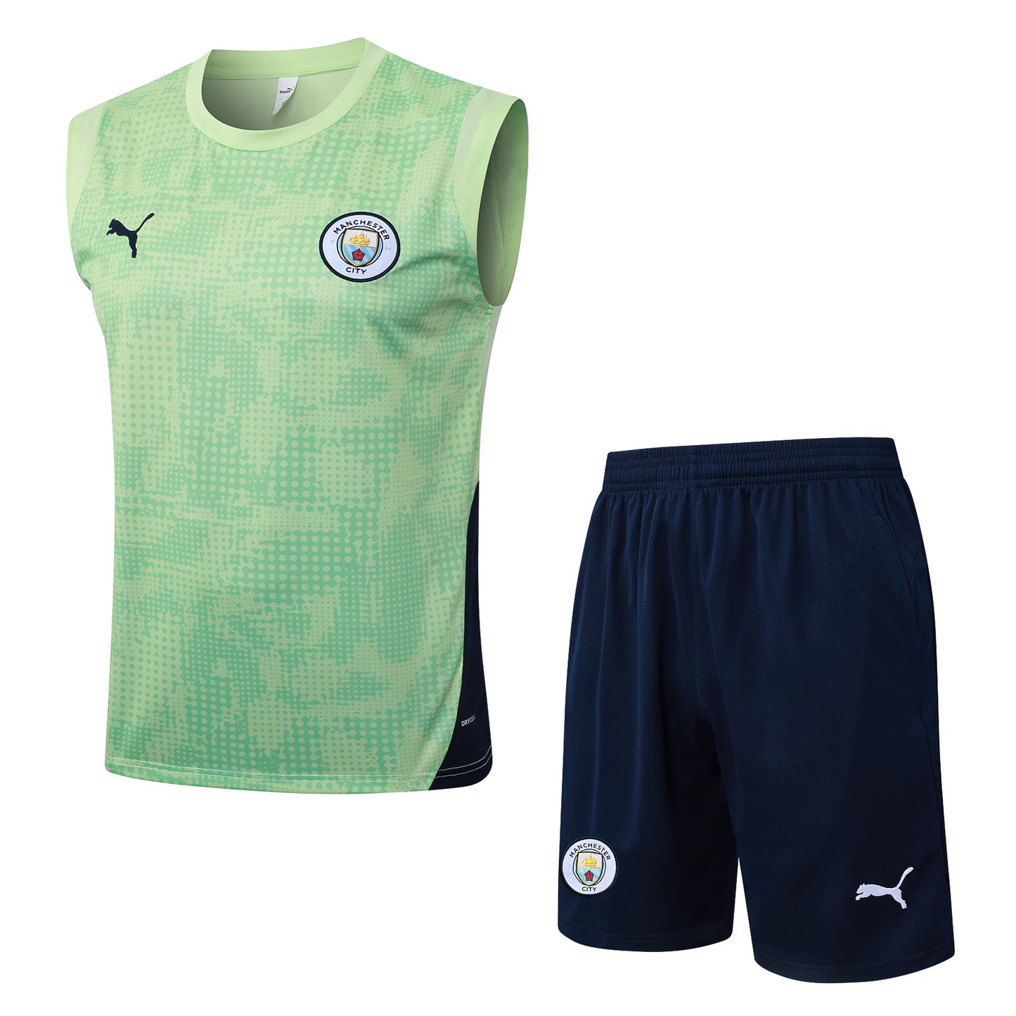 Manchester City Sleeveless Training Kit Green inkjet
